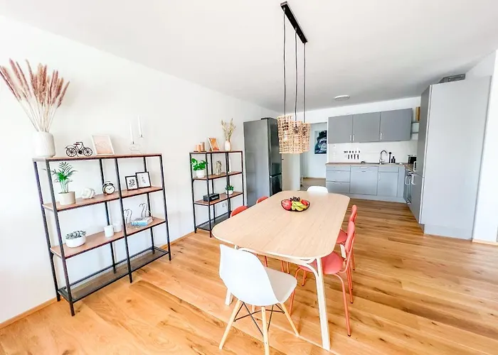 Sunset Club - L Balkon - Kueche - Parkplatz Lejlighed Memmingen