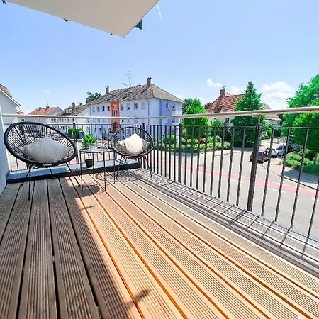 Sunset Club - L Balkon - Kueche - Parkplatz Apartment Memmingen